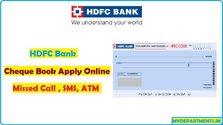 How To Apply Hdfc Bank Cheque Book 2024 Online Sms Missed Call 2627