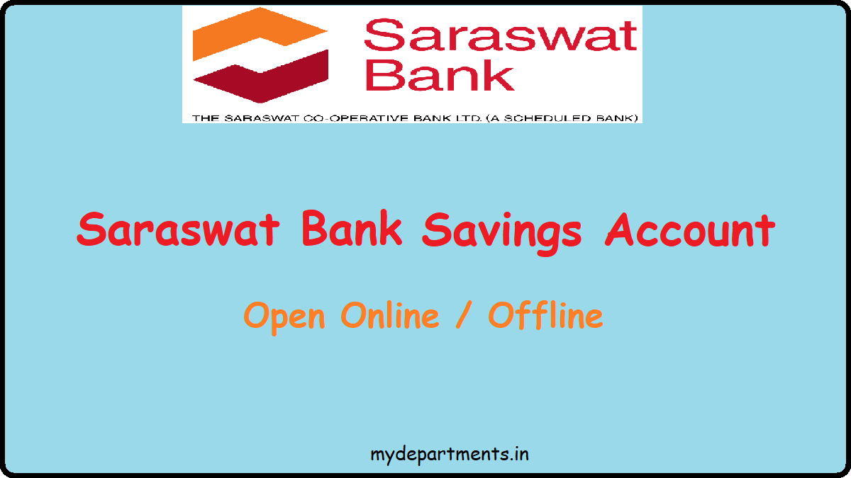 Saraswat Bank Online Regular Savings / 3in1 Account 2022